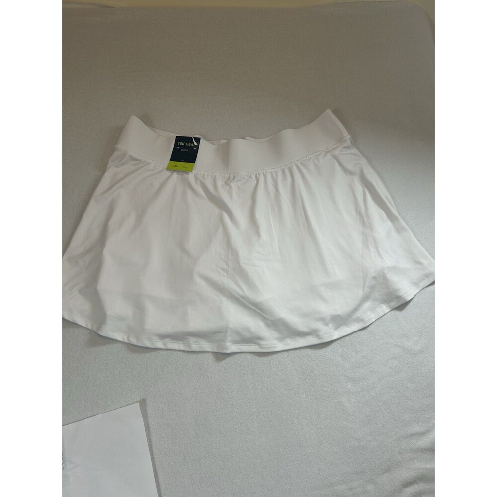 Tek Gear Womens Skort Size 2x White Elastic Waist Stretch BRAND NEW 209